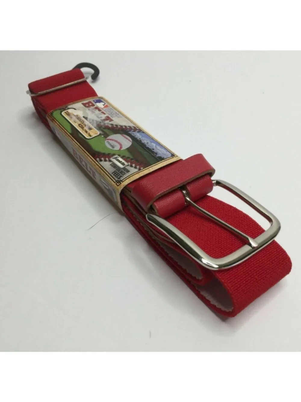 MBL Franklin Sports Men's Baseball Softball Red Belt Adjustable 22